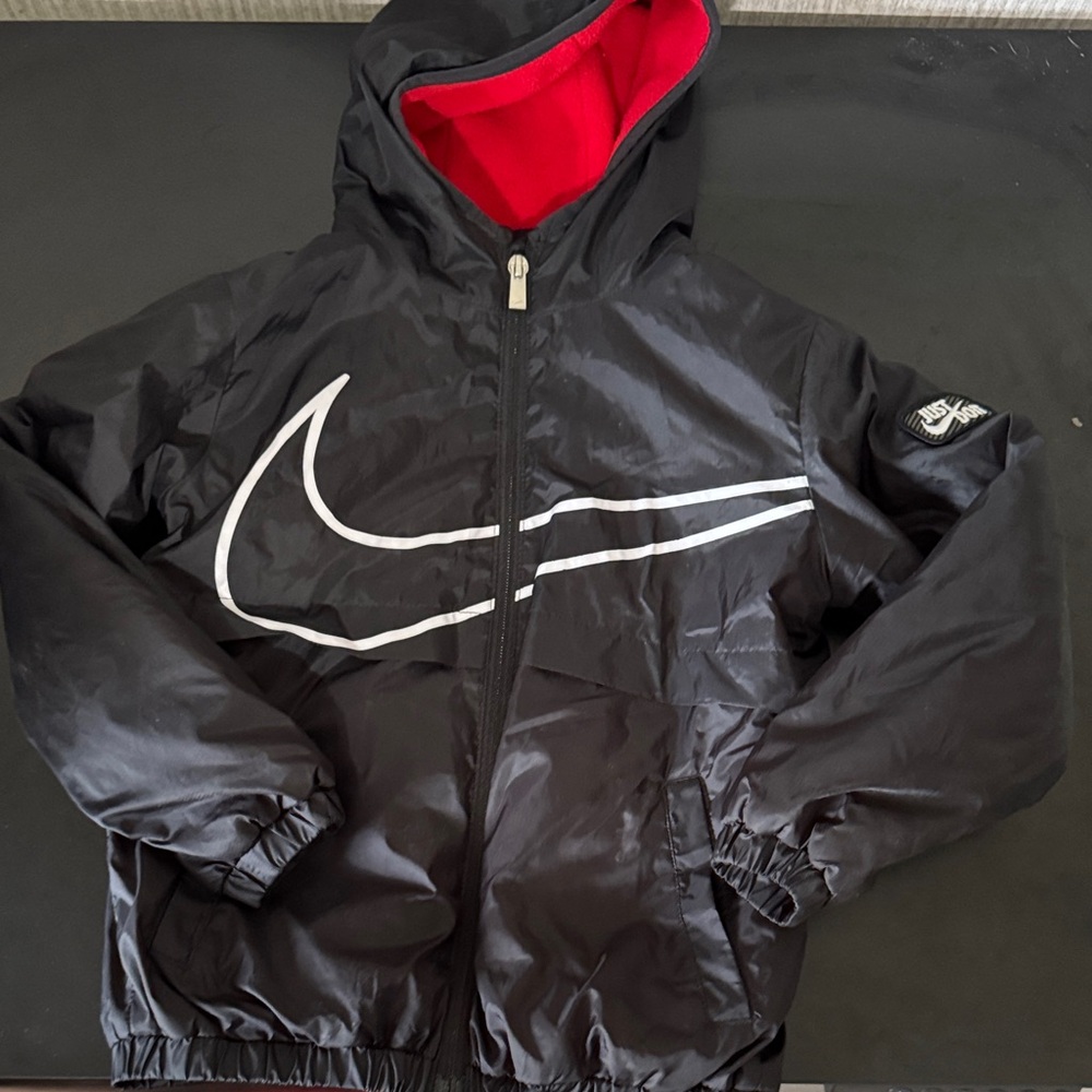 Nike Black Jacket with Red Interior
